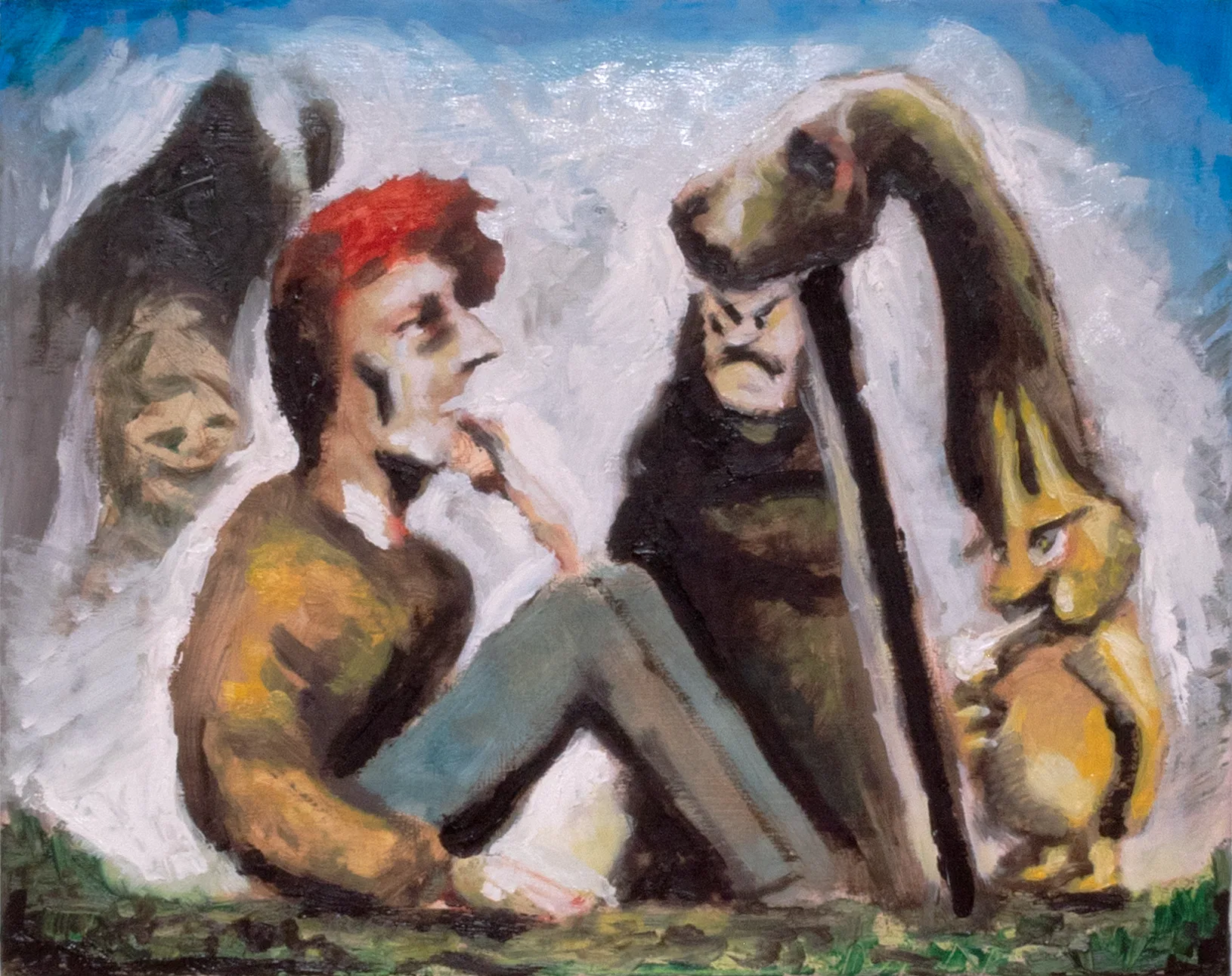 Apparizione della testa di un cane morto al suo padrone